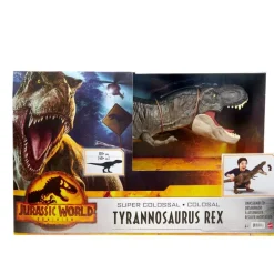 Jurassic World Dinosaurio T-Rex Súper Colosal que Emite 12 Sonidos