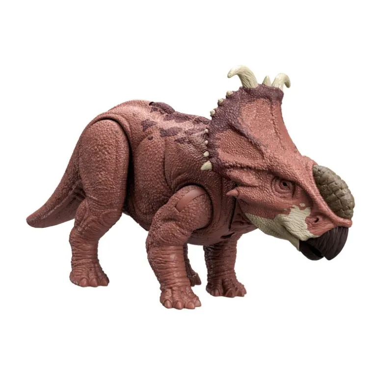 Jurassic World Dinosaurio Colección Pachyrhinosaurus Rugido Feroz HTK72