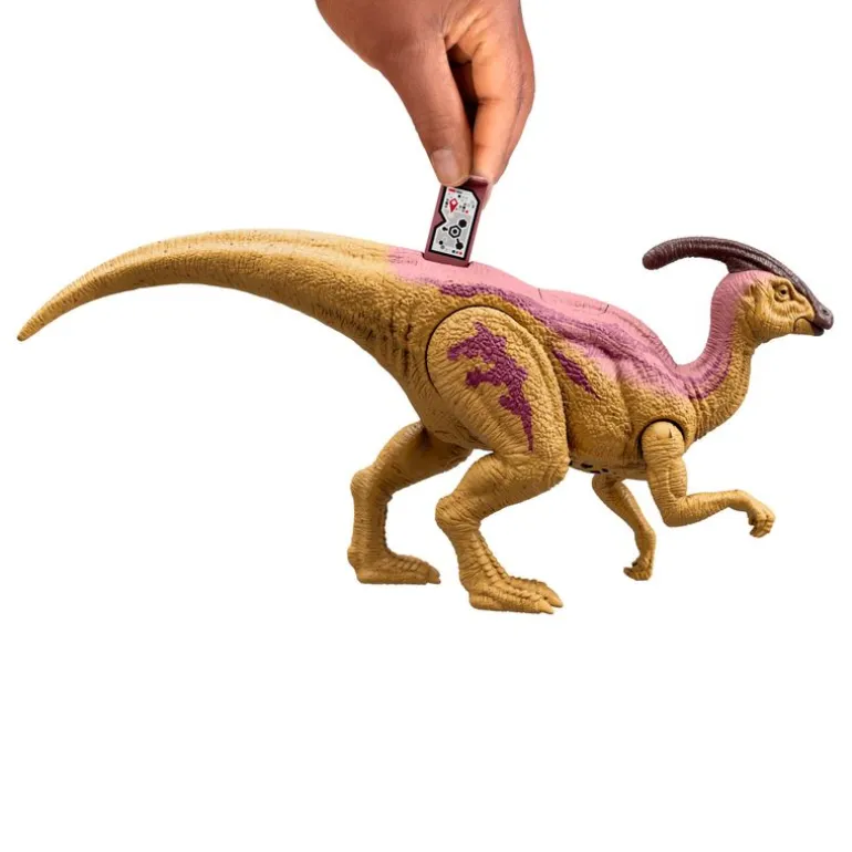 Jurassic World Dinosaurio Colección Parasaurolophus Rugido Feroz HTK75