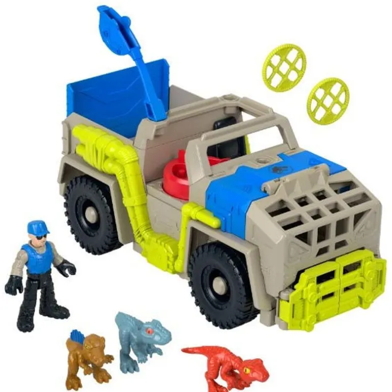 Jurassic World Imaginext Camión Rastreador de Dinosaurio