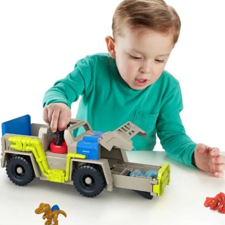 Jurassic World Imaginext Camión Rastreador de Dinosaurio