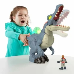 Jurassic World Imaginext Dinosaurio Spinosaurus con Luces modo Ataque