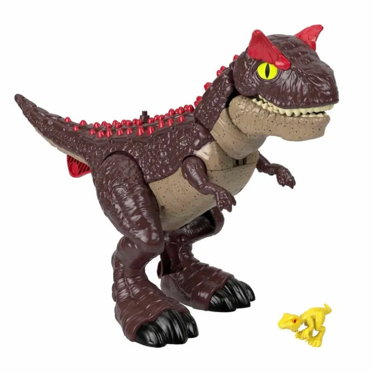 Jurassic World Imaginext Dinosaurio Carnotaurus con Luces modo Defensa