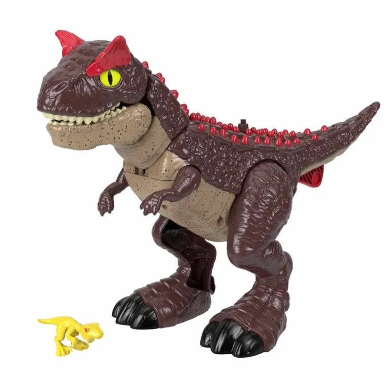 Jurassic World Imaginext Dinosaurio Carnotaurus con Luces modo Defensa