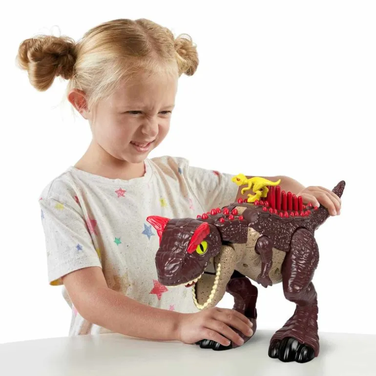 Jurassic World Imaginext Dinosaurio Carnotaurus con Luces modo Defensa