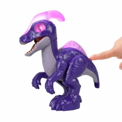 Jurassic World Imaginext Dinosaurio Parasaurolofós Deluxe con Luces