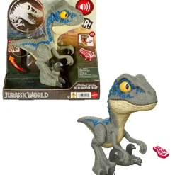 Jurassic World Mega Roar con Sonido de Rugido y Eructos y una Mordida Feroz