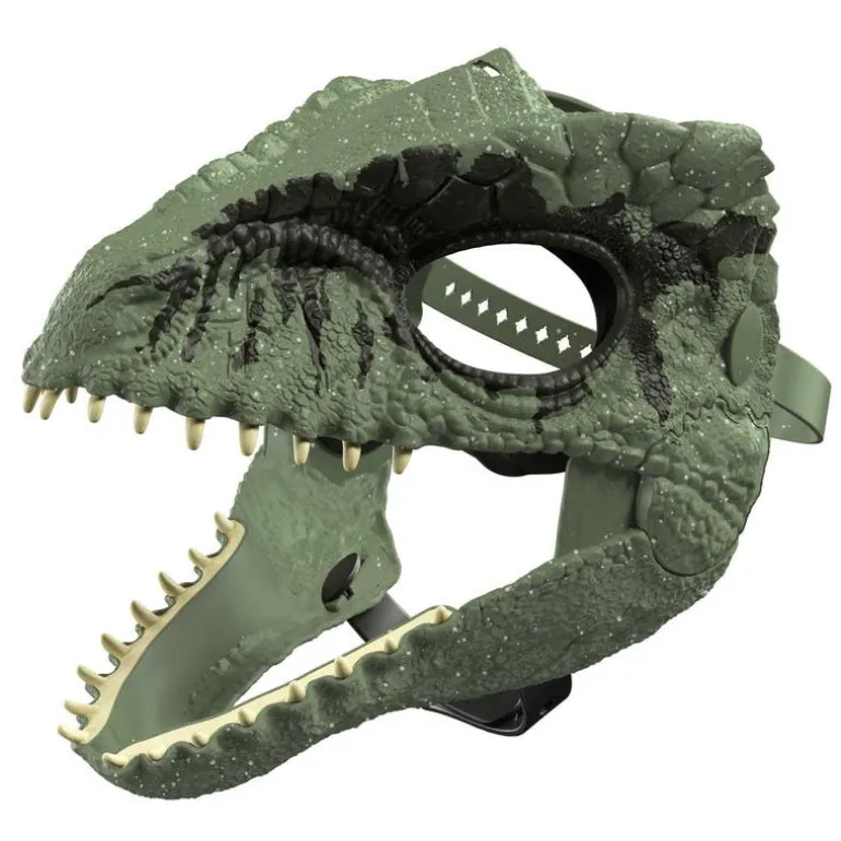 Jurassic World Máscara Electrónica de Dinosaurio Verde