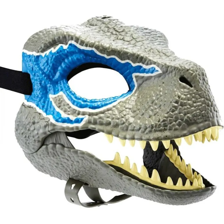 Jurassic World Máscara Electrónica de Dinosaurio Gris