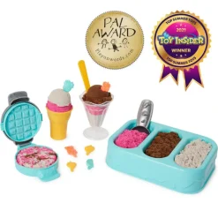 Kinetic Sand Set de Juegos Fábrica de Helados y Postres