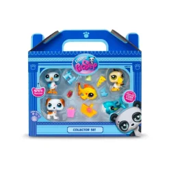Littlest Pet Set de Figuras de Playa con 5 Mascotitas con Accesorios