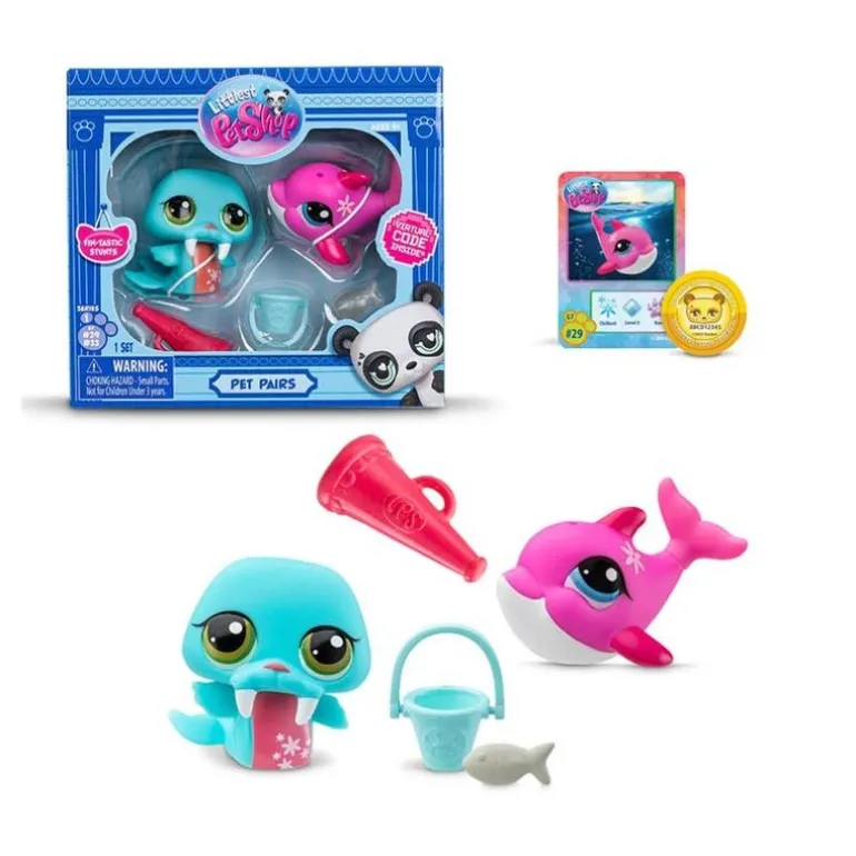 Littlest Pet Shop 2 Pack Delfin y Morsa