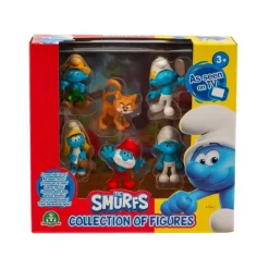 Los Pitufos Multipack con 6 Mini Muñecos con Azrael