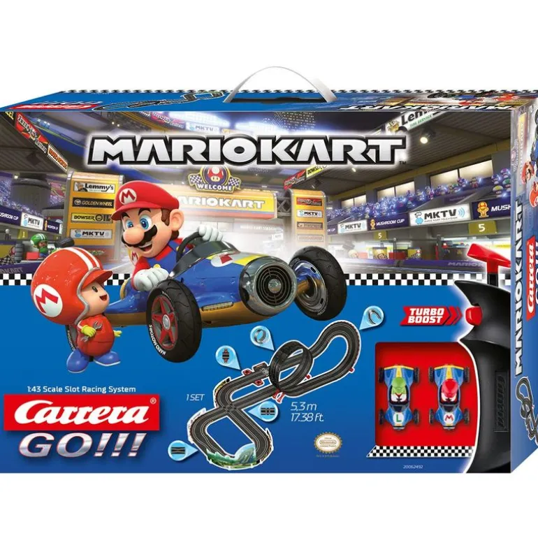 Mario Kart Set de Pista de Carreras de Nintendo con 8 Coches Eléctricos