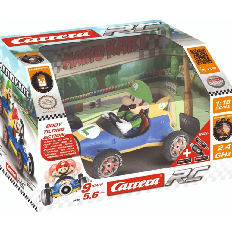 Mario Kart Vehículo Radio Control de Luigi