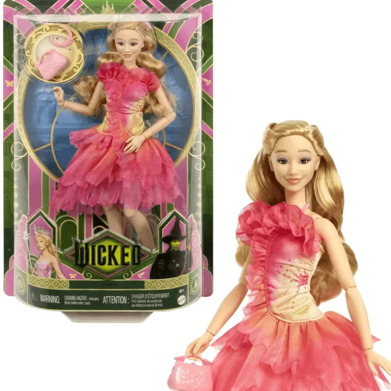 Mattel Wicked Muñeca Glinda Fashion Doll Universal Pictures HTX63