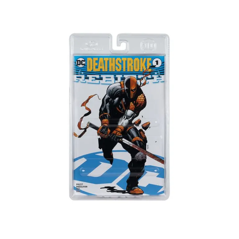 Mcfarlane Dc Direct Figure With Comic Wv6 Deathstroke 6075230