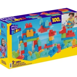 Mega Bloks Caja e 100 Bloques Grandes