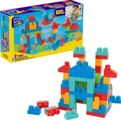 Mega Bloks Caja e 100 Bloques Grandes