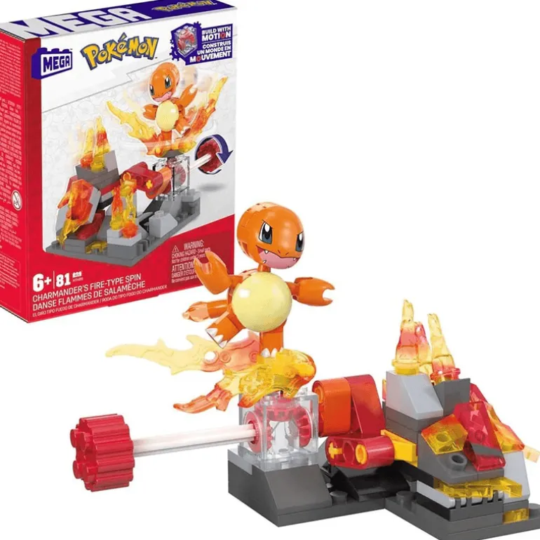 MEGA Pokémon Juguete El giro tipo fuego de Charmander HDL75