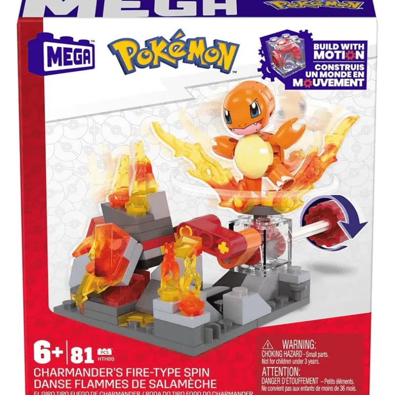 MEGA Pokémon Juguete El giro tipo fuego de Charmander HDL75