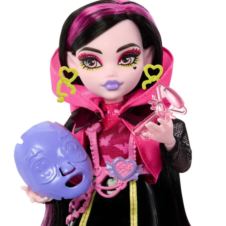 Monster High Secret Sustos Neon Fashion Doll Draculaura
