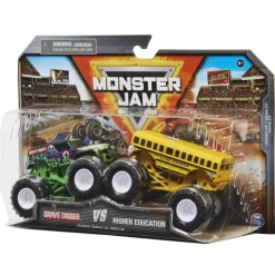 Monster Jam 2 Pack Grave Digger vs Higher Education