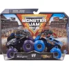 Monster Jam 2 Pack Stone Crusher vs Mohawk Warrior