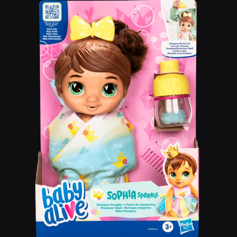 Muñeca Baby Alive Castaña Hora del Baño