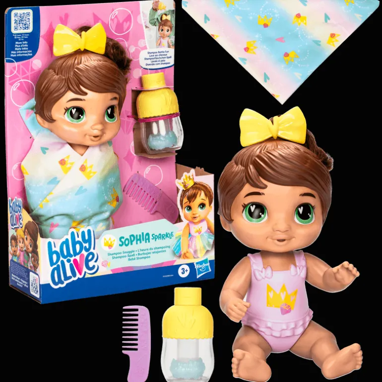 Muñeca Baby Alive Castaña Hora del Baño