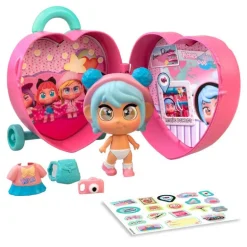 Muñeca Mini Trotties Ojos Emoji Maleta de Viaje Mia