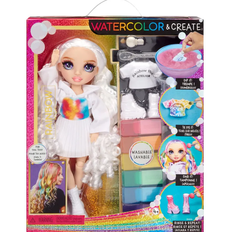 Muñeca Rainbow High Color & Create New Theme Purple Eyes 507581