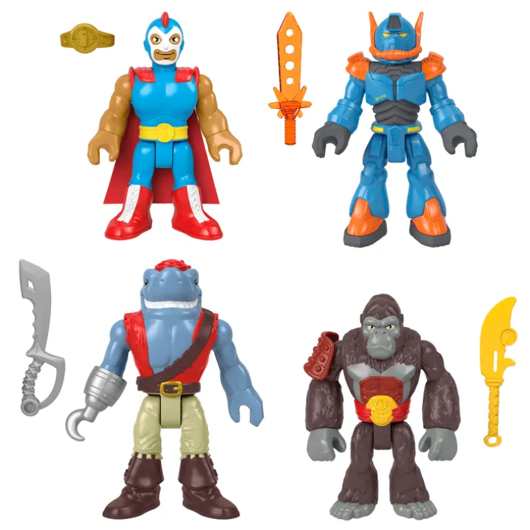 Muñecos Imaginext Tiburón Pirata con una Altura de 25 cms