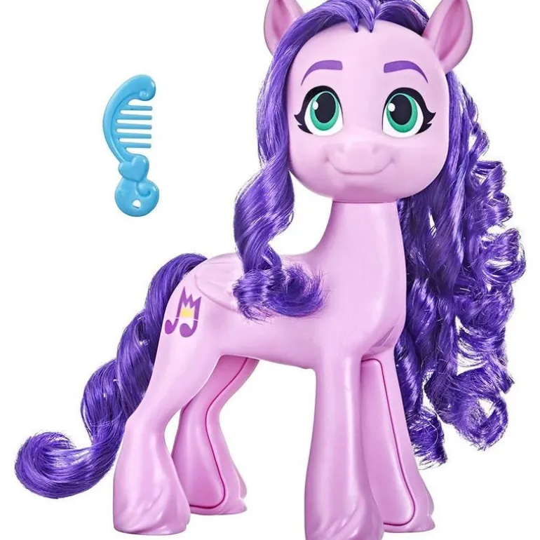 My Little Pony Princess Petals con Crin y Cepillo para Peinar