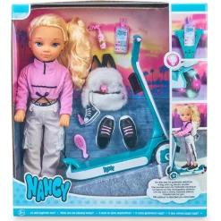Nancy Muñeca Set de Juego con Scooter