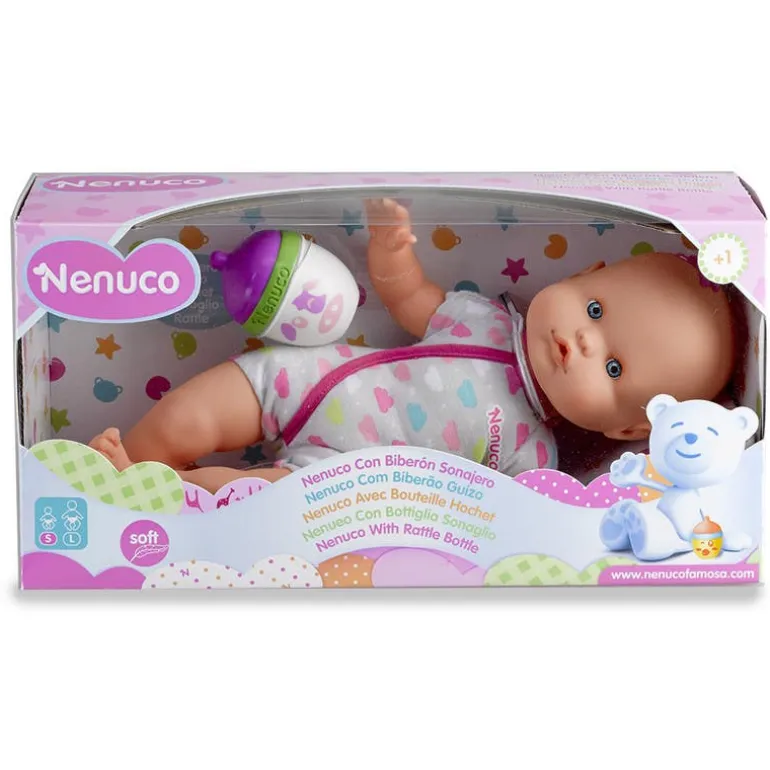 Nenuco Muñeca Abrazable Pañalero Gris