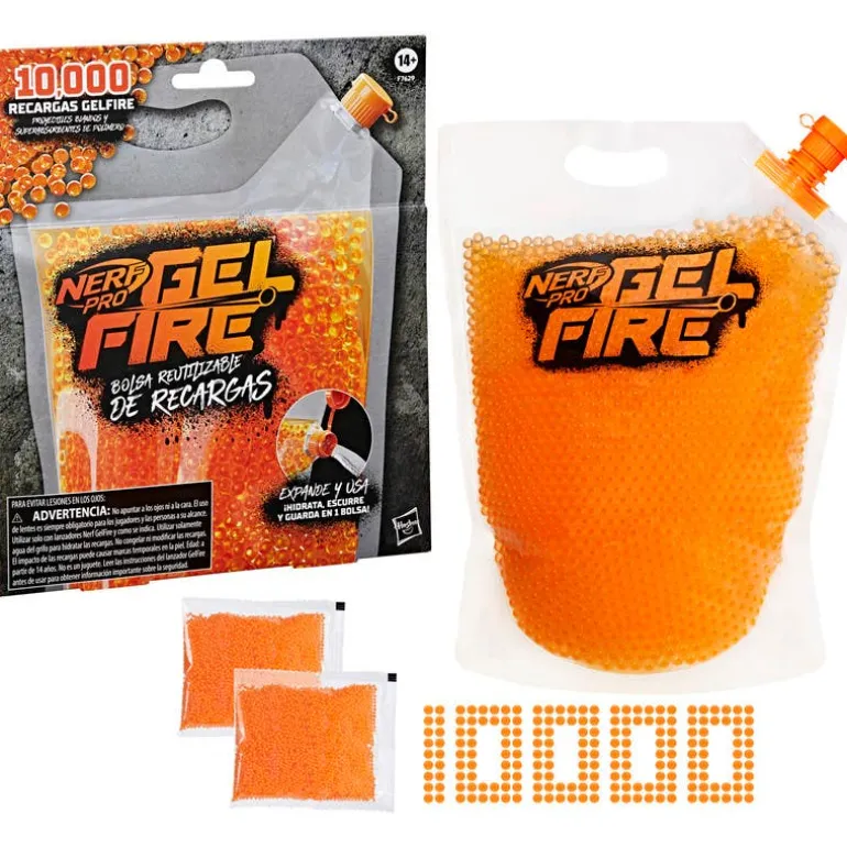 Nerf Gelfire Bolsa Refill 10 mil Bolitas