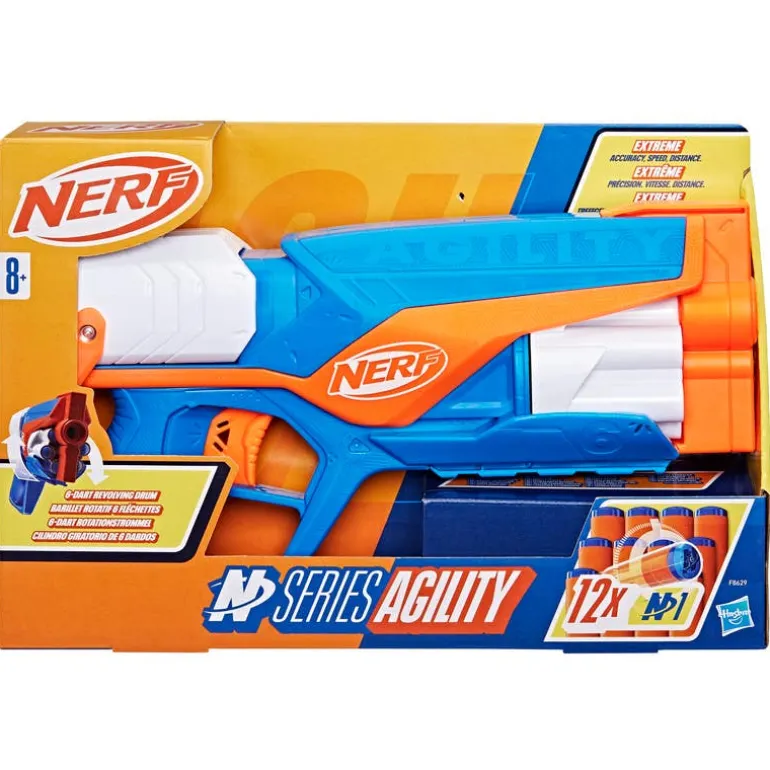 Nerf Lanzador de Dardos N Series Agility con 12 Dardos