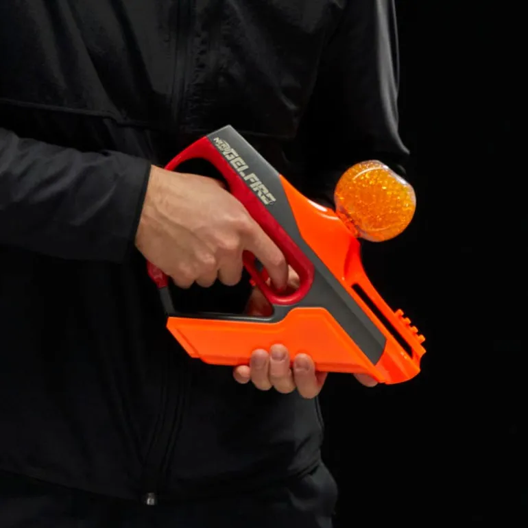 Nerf Lanzador de Gelfire Uproar con Bolsa de 10 mil bolitas y Lentes de Protección