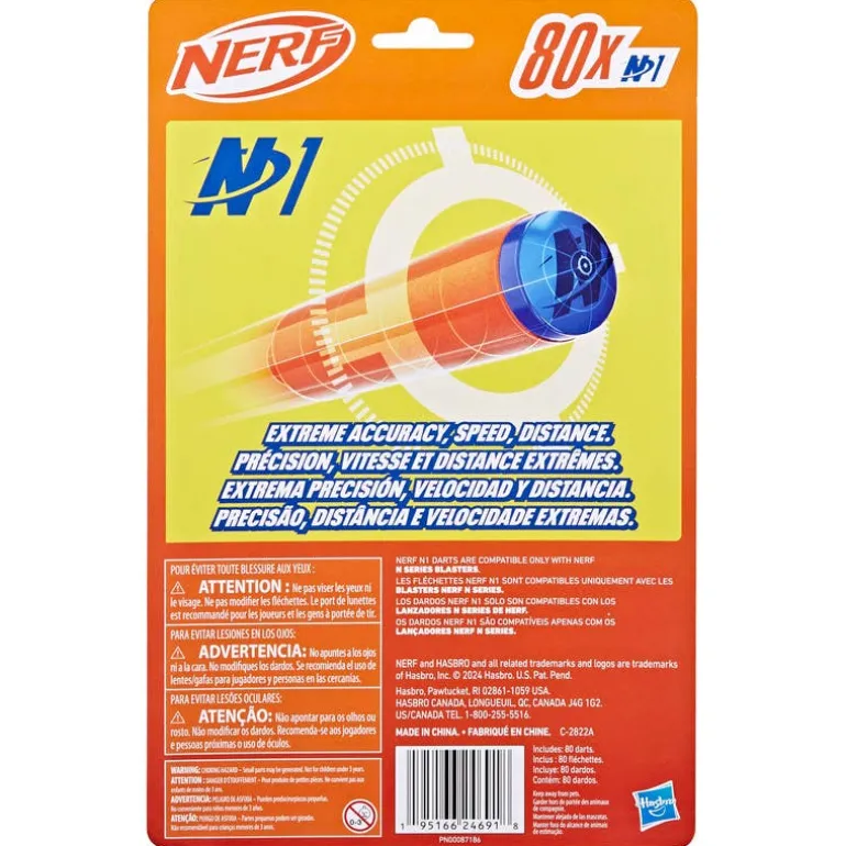 Nerf Refill de Dardos N Series con 80 Dardos