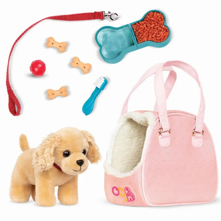 Our Generation Cocker Spaniel con Transportadora y Accesorios