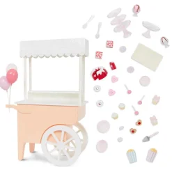 Our Generation Set de Juego Carrito de Postres con Accesorios