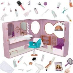 Our Generation Set de Juego Salón de Belleza con Accesorios