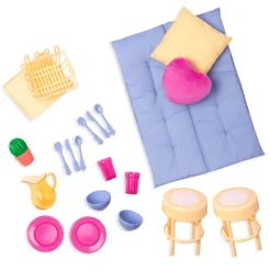 Our Generation Set de Juego Camper Rosa con Accesorios