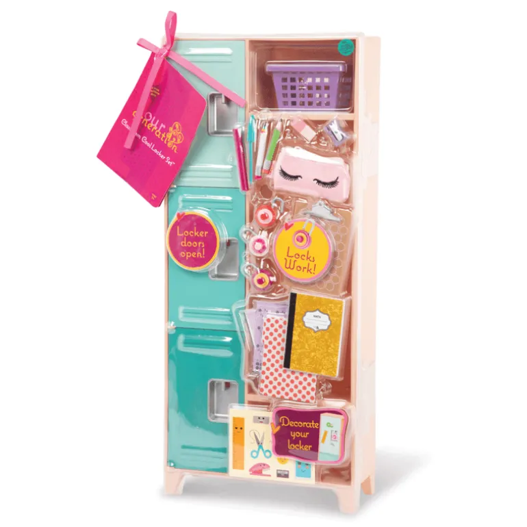 Our Generation Set de Juego Locker Escolar con Accesorios