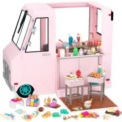 Our Generation Set de Juego Camión Rosa de Helados