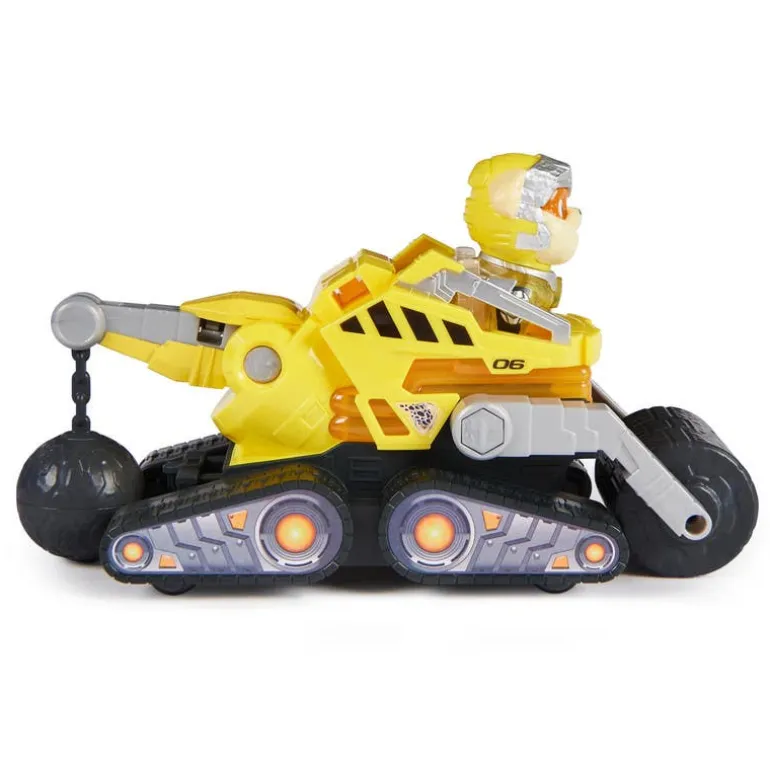 Paw Patrol Mighty Pups Super Paws Vehículo de Rubble