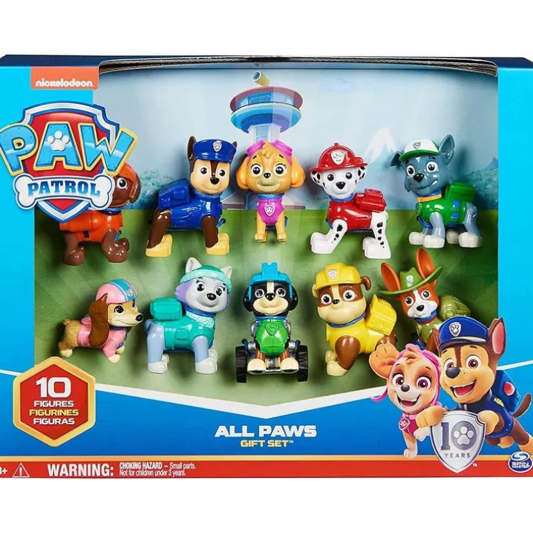 Paw Patrol Set de 10 Figuras