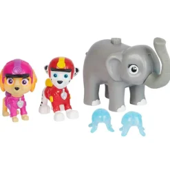 Paw Patrol Set JunglePups con Marshall, Skye y Elefante
