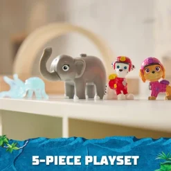Paw Patrol Set JunglePups con Marshall, Skye y Elefante